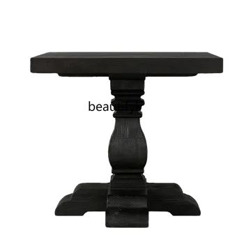 Приставной столик Журнальный столик из массива дерева в скандинавском минималистичном стиле Для гостиной, спальни, углового дивана, углового стола из дуба
