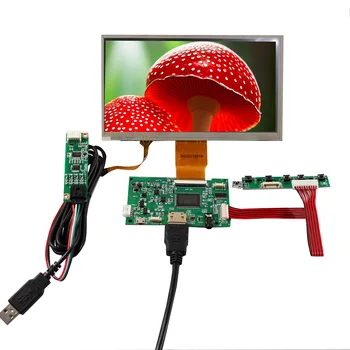 HD MI USB LCD Плата контроллера 7-дюймовый Резистивный Сенсорный датчик 1024x600 IPS LCD
