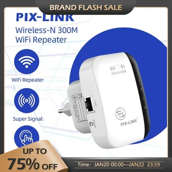 PIX-LINK WR03 Беспроводной WiFi Ретранслятор-Удлинитель 300 М Белый Усилитель Wi-Fi 802.11N/ B/G Усилитель Беспроводной Точки доступа Repetidor
