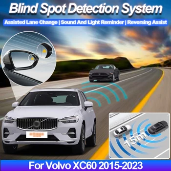 Система обнаружения слепых зон автомобиля BSD BSA BSM Автомобильные датчики Контроля заднего зеркала заднего вида для Volvo XC60 2015-2023