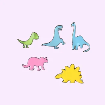 Оптовый Динозавр ! Тираннозавр Диплодок, Стегозавр, Трицератопс, Каваи, Милая Лолита, Фея, Брошь с Эмалью в Готическом Стиле, Подарок Другу