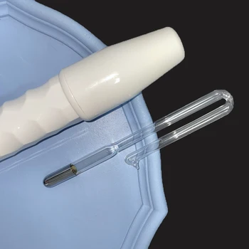 Высокочастотный аппарат для ухода за лицом Электродная палочка для удаления прыщей и морщин Электротерапия Стеклянная трубка Косметотерапия