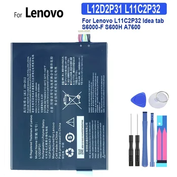 Аккумулятор для планшета Lenovo, L12D2P31, 6100mAh, L11C2P32, Idea Tab S6000-F, S600H, A7600
