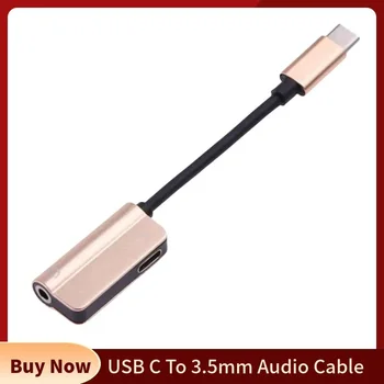 USB C-Аудиокабель 3,5 мм, Разветвитель Наушников, Конвертер USB-C, Зарядка Бытовой Электроники Для Xiaomi mi 6 8 note mix 2, Адаптер