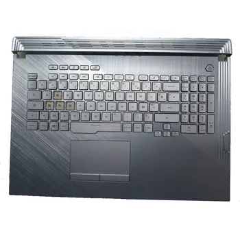 Подставка для рук ноутбука и французская клавиатура Для ASUS V185062GE1 FR 0KN1-9V2FR11 0KNR0-661TFR00 13N1-9BA0N11 13NR01Q6AP0211 С верхним Корпусом цвета льда