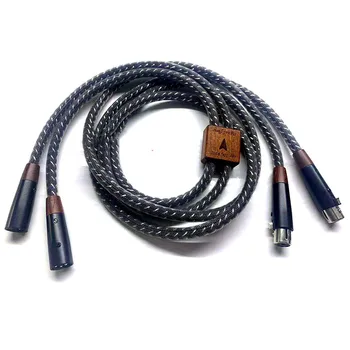 Новый дешевый соединительный кабель XLR-XLR audio с посеребренным покрытием KS-1136 5N OFC