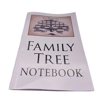 Книга записей генеалогического древа, тетрадь семейной истории на 32 страницы с широкой подкладкой, книга записей для записей