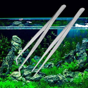 Аквариум Live для аквариума Прямые пинцеты для растений Длинные щипцы для озеленения