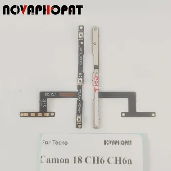 Novaphopat Для Tecno Camon 18 CH6 CH6n Включение Выключение Увеличение Уменьшение громкости Лента Кнопка питания Гибкий кабель