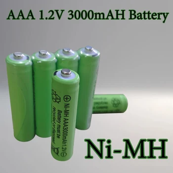 2024 1,2 В 3000 мАч Ni-MH AAA предварительно заряженные перезаряжаемые батарейки типа ААА для игрушек с микрофоном CMARA