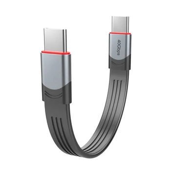 Кабель USB C мощностью 100 Вт от Type C до Type-C, 40 ГБ зарядного шнура, совместимого с Thunderbolt4, Прямая поставка