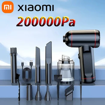 Новый беспроводной автомобильный пылесос Xiaomi 200000Pa 5 in1 Портативный робот-пылесос Ручной Мини для автомобильной бытовой техники