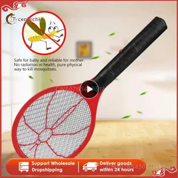 Электрическая мухобойка-ловушка, ракетка для уничтожения комаров, Ручная беспроводная ракетка-мухобойка с питанием от аккумулятора для домашних инструментов