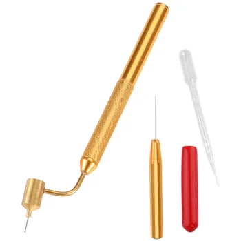 Ручка для рисования Fine Line Fluid Fill Paint Pen Инструмент для ремонта царапин с иглой-капельницей, автомобильный Аппликатор для нанесения краски, ручка для записи чернил