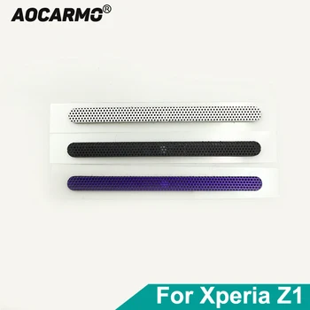 Aocarmo Для Sony Xperia Z1 L39H C6902 C6903 Сетка для Защиты От пыли Снизу Громкоговорителя Черный/Серебристый/Фиолетовый