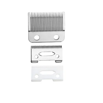 Набор сменных лезвий для триммера для волос Groove Tooth Unique Design Pro с 2 отверстиями для машинки для стрижки волос Wahl Fit Magic Clip (A)