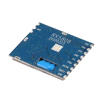 1 шт. Модуль FPV 5.8G беспроводного мини-аудио-видеоприемника RX5808 для системы FPV RC Вертолет