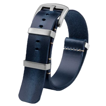 Винтажный кожаный ремешок для часов male Fit IWC Longines Seiko water ghost watch кожаный браслет 18 мм 20 мм 22 мм 24 мм ремень