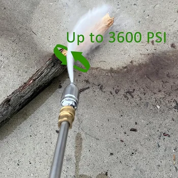Турбонаддув для Мойки высокого давления Вращающаяся Форсунка Spray Turbo для горячей и холодной воды 1/4 Дюймовое Быстроразъемное отверстие 3,0 3600 фунтов на квадратный дюйм