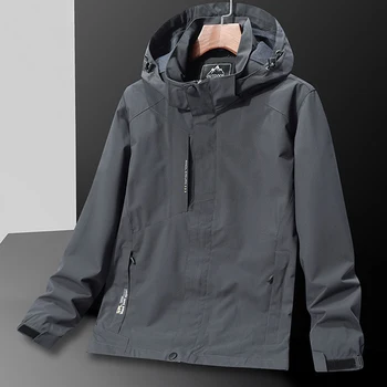 2023 Мужская осенняя ветровка, мужская куртка с ветровым стеклом, весеннее пальто, Мужские куртки для кемпинга, мужская рабочая одежда.