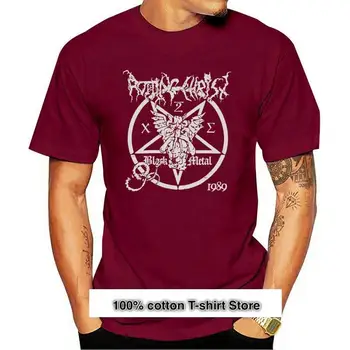 Новая мужская футболка Rotting Christ С 1989 года, черная футболка с короткими рукавами в стиле рокабилия.