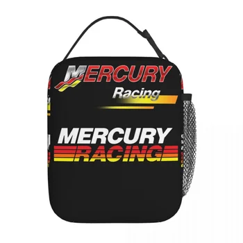 Mercury Racing, Изолированная сумка для ланча, Коробка для хранения продуктов, Портативный термоохладитель, Школьный ланч-бокс