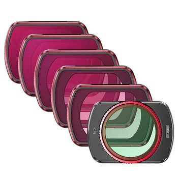 Комплект фильтров для объектива DJI OSMO Pocket 3 Аксессуар для камеры CPL/ND8/16/32/64/256 Защитный чехол для объектива из оптического стекла в алюминиевой раме