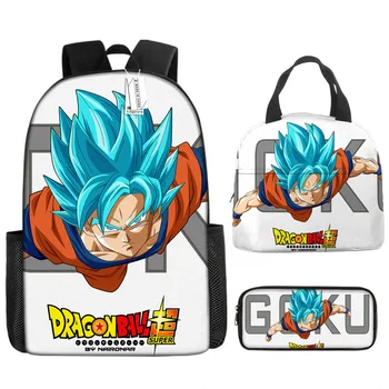 Аниме Dragon Ball Z, популярные рюкзаки Goku Vegeta Super для подростков, сумка Violetta для детей, подарки для девочек и мальчиков, школьные сумки для книг