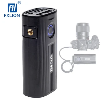 Карманный аккумулятор FXLION ATTO ONE Handle Емкостью 5000 мАч 37 Втч для мобильной портативной мини-камеры с поддержкой USB-A/USB-C/D-TAP с выходом 55 * 21 постоянного тока