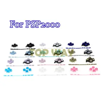 10 комплектов Цветов Дополнительно Высококачественный Набор Левых и Правых кнопок для Замены PSP 2000 на Игровую консоль PSP2000