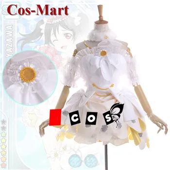 Косплей Костюм Cos-Mart Аниме LoveLive Язава Нико, Элегантное свадебное платье для пробуждения невесты, одежда для ролевых игр