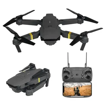 E58 Drone Профессиональные 4-осевые дроны для обхода препятствий, радиоуправляемые вертолеты, дроны с двойной камерой 4K, игрушки с дистанционным управлением