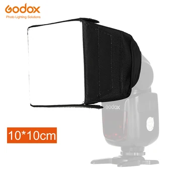 Godox 10x10cm Универсальный складной мини-рассеиватель вспышки Softbox для Godox Canon Nikon Sony Fuji Flash
