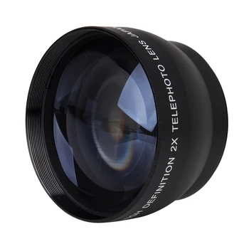 Телеобъектив 52 мм с 2-кратным увеличением для камеры Nikon AF-S 18-55 мм с объективом 55-200 мм