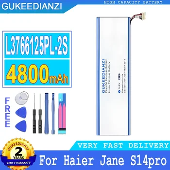 Сменный аккумулятор мобильного телефона L3766125PL-2S емкостью 4800 мАч для аккумуляторов смартфонов ноутбуков Haier Jane S14 Pro S14Pro 