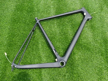 Полностью Углеродистый Дисковый тормоз велосипеда Toray UD Matt для велокросса BSA BB30 С рамой Через Ось 49 см, 52 см, 54 см, 56 см, 58 см