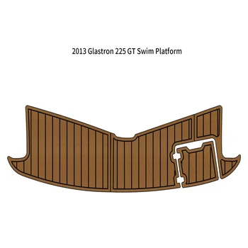 2013 Glastron 225 GT Плавательная платформа Подножка для лодки EVA пенопласт Настил из тикового дерева