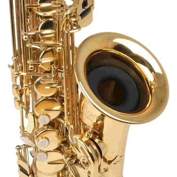 Кольцо для шумоподавления саксофона, силиконовый инструмент, принадлежности для музыкальных инструментов для отключения звука тенора, глушитель для саксофона, силикагель, глушитель для удаления