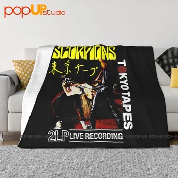 Пушистое одеяло Scorpions Tokyo Tapes из искусственного меха нового стиля