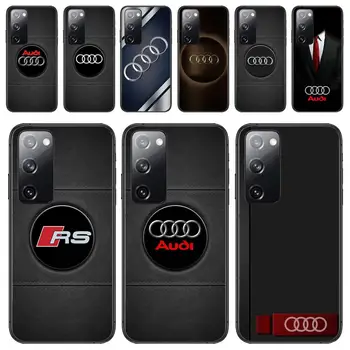 Роскошный модный чехол для телефона с логотипом автомобиля Audi из ТПУ для Samsung Galaxy S23 S21 S10 S30 S20 S22 S8 S9 S30 Pro Plus Ultra Fe Cover