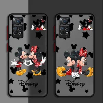 Чехол для телефона Disney Mickey Minnie lovers для Redmi Note 8T 10 Pro 11S 12S 12 8 Pro 7 11T 11 Pro 9S 10S 9 Роскошный Чехол Funda