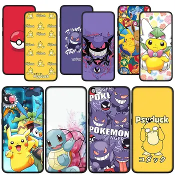 Чехол для телефона Pokemon GO Gengar Pikachu Psyduck для Samsung Galaxy A10 A20 A22 A30 A31 A32 A50 A51 A52 A53 A72 A33 A73 Мягкий Чехол