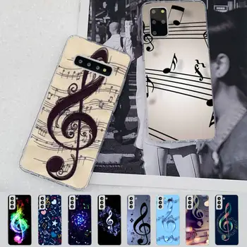 Чехол для телефона с рисунком музыкальных нот MaiYaCa для Samsung S21 A10 для Redmi Note 7 9 для Huawei P30Pro Honor 8X 10i чехол