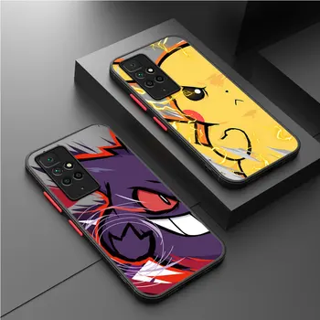 Анимационный Чехол для телефона Pokemon для Redmi K40 Pro 10C 10 12 5G 9T A2 9 A1 12C 9A 9C Матовый Жесткий Чехол для ПК с Принтом