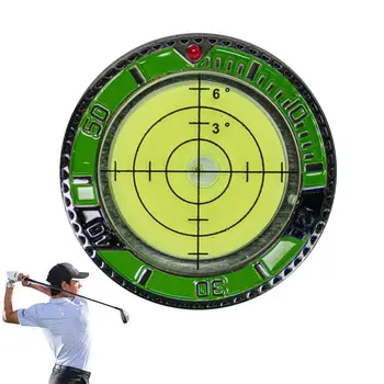 Маркер для мяча с зажимом для шляпы для гольфа с высокой точностью High Precision Green Reading Aid Инструмент для обучения гольфу Для