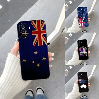 Чехол для телефона с Австралийским Флагом Honor 30 20 I 50 10 Pro S SE V40 V30Pro V20 V9 V8 X30 X20 X10Max Fundas Cover