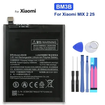 Сменный аккумулятор BM3B для Xiaomi MIX 2, 2S, MIX2, 3300 мАч, бесплатные инструменты