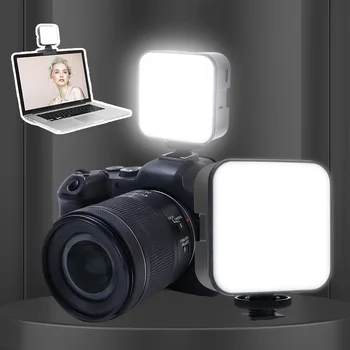 Мини-Светодиодный Заполняющий Светильник Для Фотосъемки 6500K Заполняющая Панельная Лампа Square Selfie Light для GoPro Nikon Универсальный Смартфон Selfie Fill Lamp