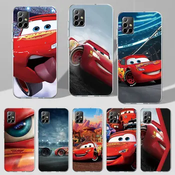 Чехол Disney Cars Lightning McQueen для Samsung Galaxy A53 A14 A12 A13 A33 A51 A54 A32 A21s A31 A03 A71 A52s A52 из ТПУ для телефона