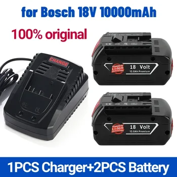 Сменный Аккумулятор 18V 10000mAh для Аккумуляторных Инструментов Bosch Professional System BAT609 BAT618 GBA18V80 21700 Battery